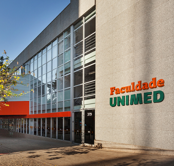 Faixada da Faculdade Unimed Sede em Belo Horizonte