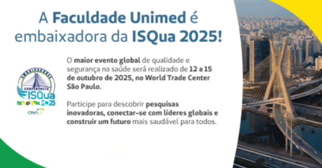 ISQua 2025: envio de trabalhos é prorrogado
